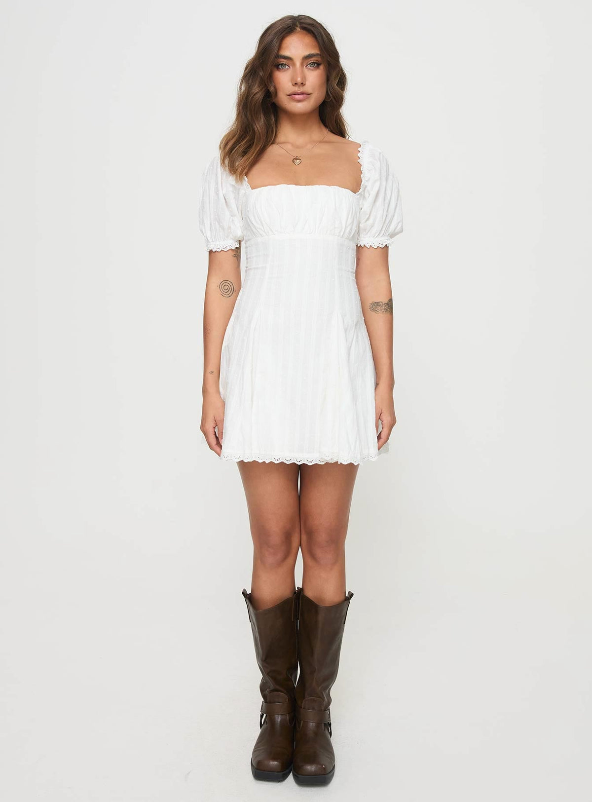 Rabatia Mini Dress White