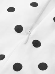 Polka Dot Lace Trim Cami Maxi Dress