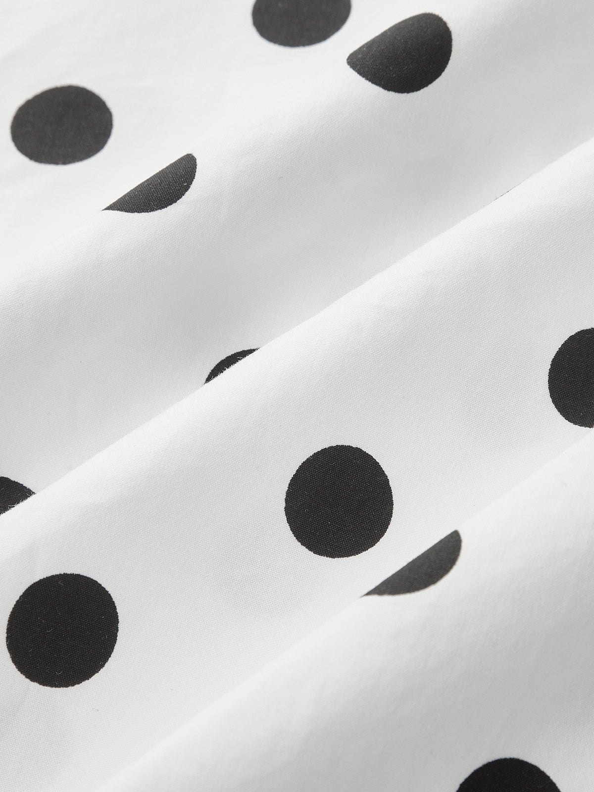 Polka Dot Halter Belted Cotton Midi Dress