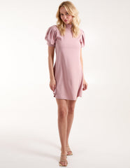 Puff Sleeve Swing Dress