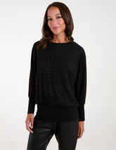 Batwing Top With Diamantes