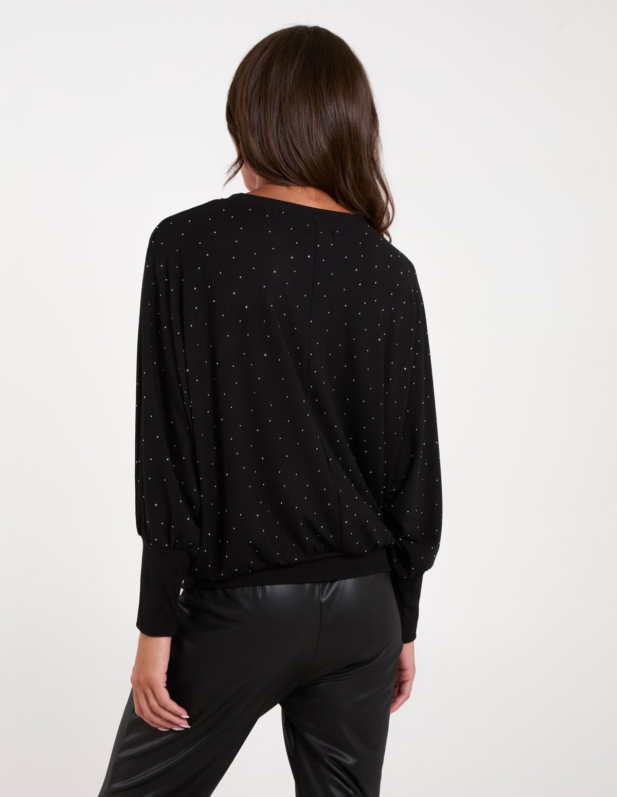 Batwing Top With Diamantes