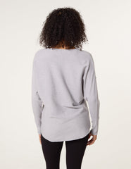 Embroidered Long Sleeve Jumper