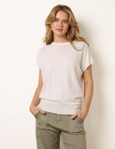 Short Sleeve Texture Knit Top