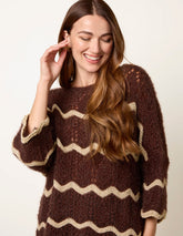 Zig Zag Metallic Jumper