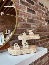 Juliana Quilted Slide Sandal