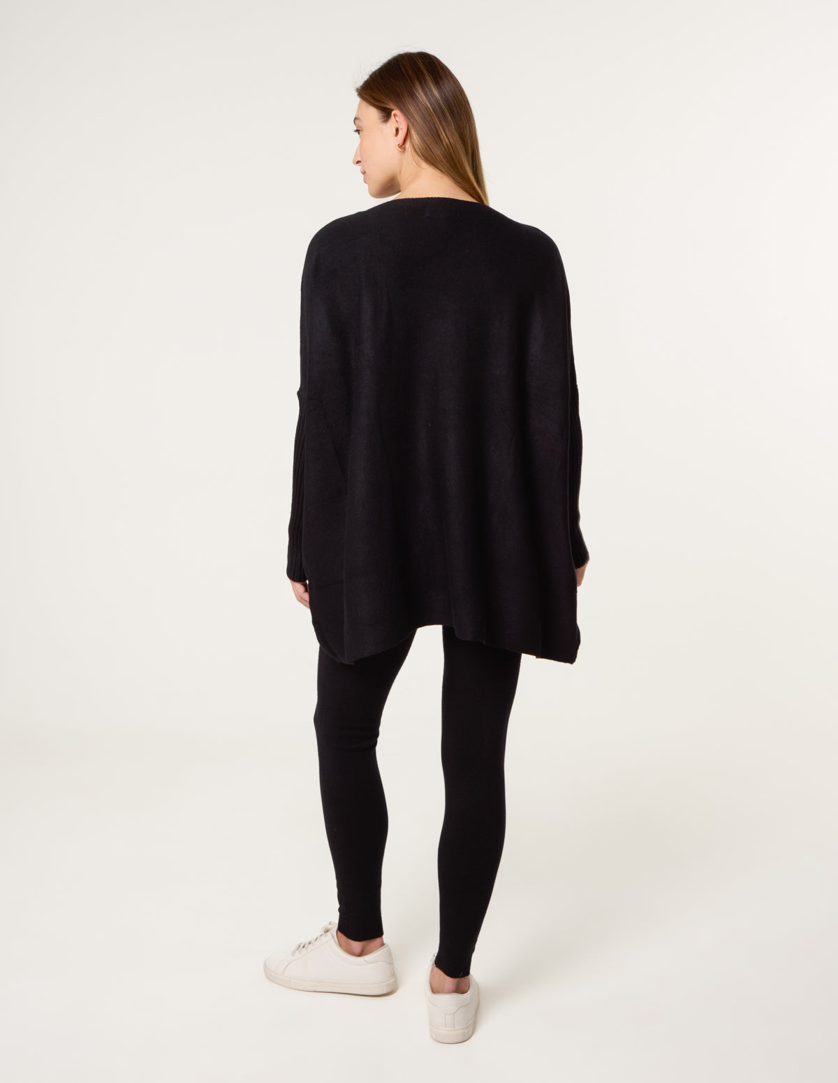 Heart Diamante Oversized Jumper