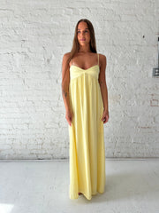 Olsen Sweetheart Maxi Dress- Yellow