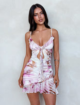 CARLY DRESS - MULTI : FLORAL