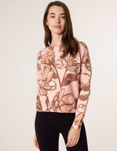 Flower Sequin Detailed Jumper