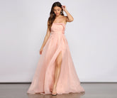 Zora Formal Strapless A-Line Dress