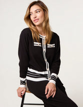 Contrast Colour Co-ord -Button Front Set
