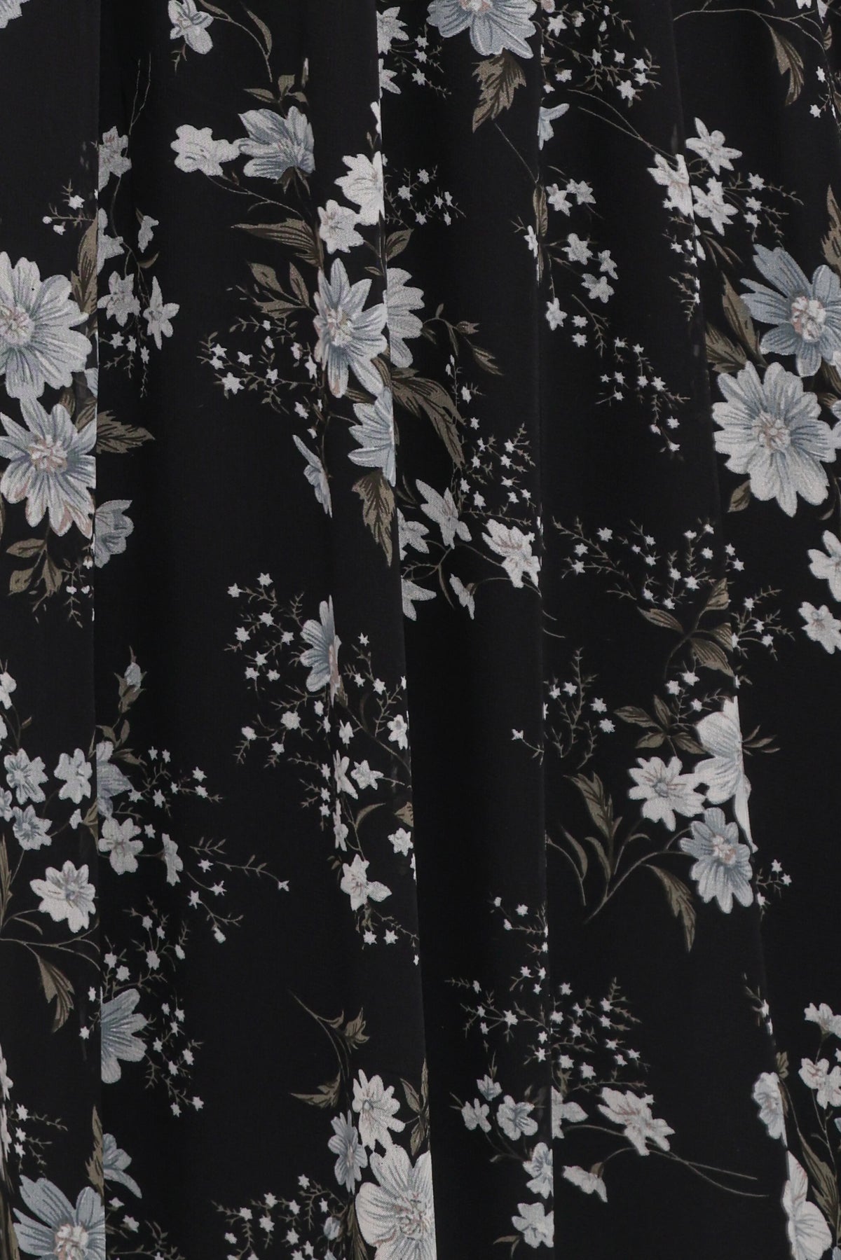 Mavis Long Sleeve Maxi Dress - Black Floral