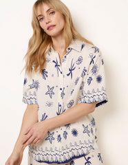Co-Ord Set With Marine-Inspired Print