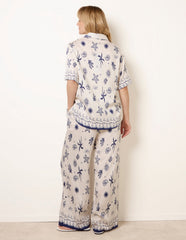 Co-Ord Set With Marine-Inspired Print