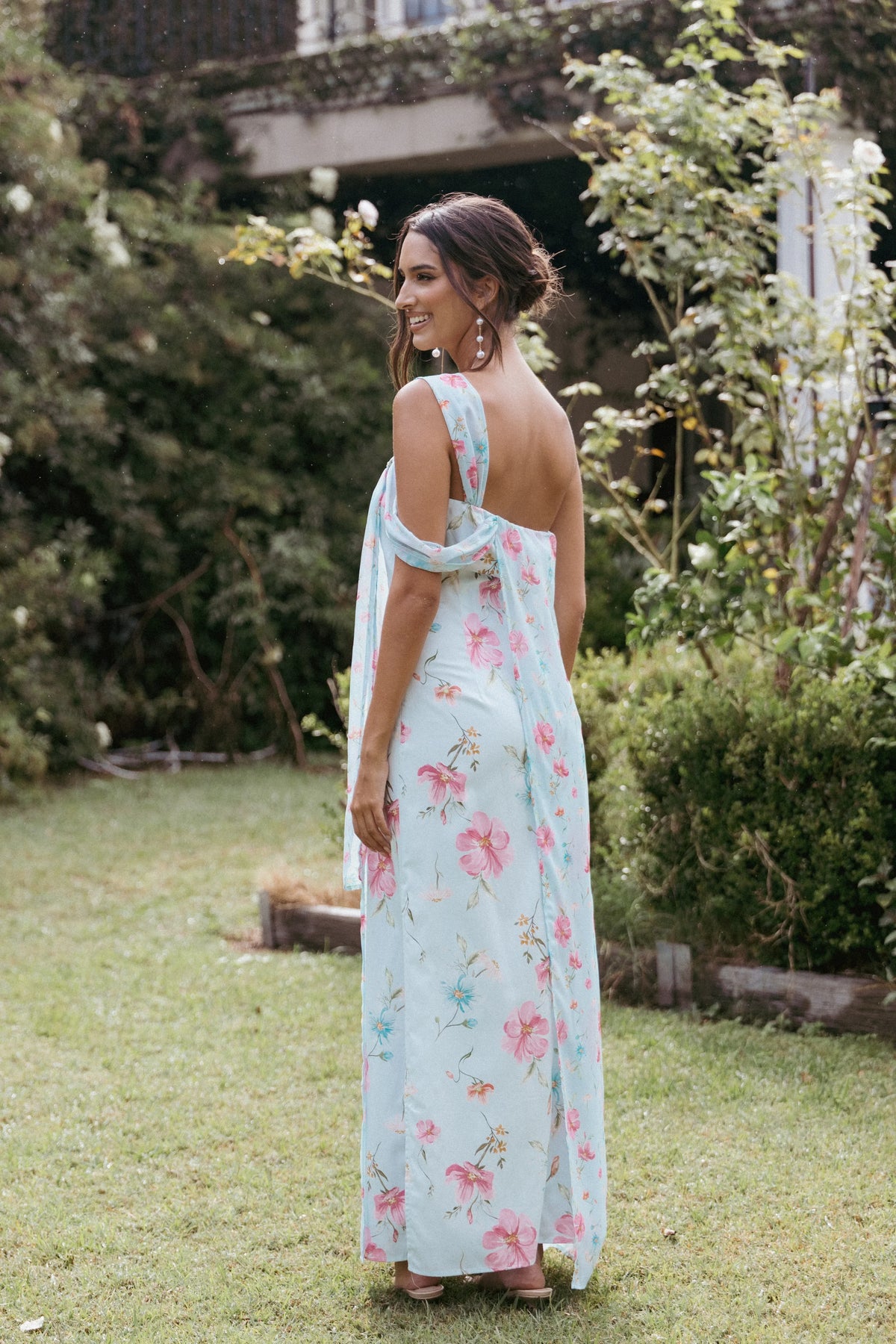 Eloisa Maxi Dress - Blue Floral