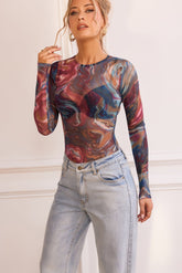 Juniper Bodysuit - Blue Multi