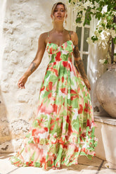 Nightcap Maxi Dress - Green Multi