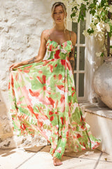 Nightcap Maxi Dress - Green Multi