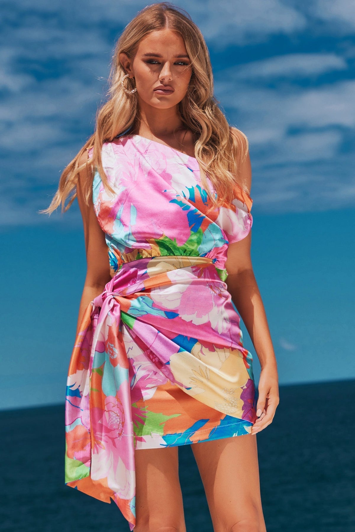 Ocean Avenue Mini Dress - Multi