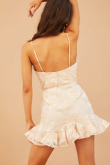 Remi Lace Mini Dress - Champagne