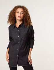 Long Sleeved Denim Shirt
