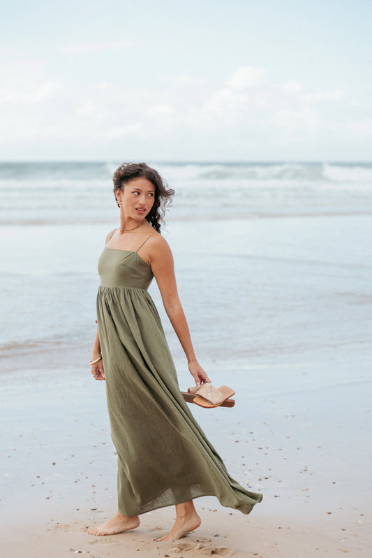 Odessa Maxi Dress - Palm Green