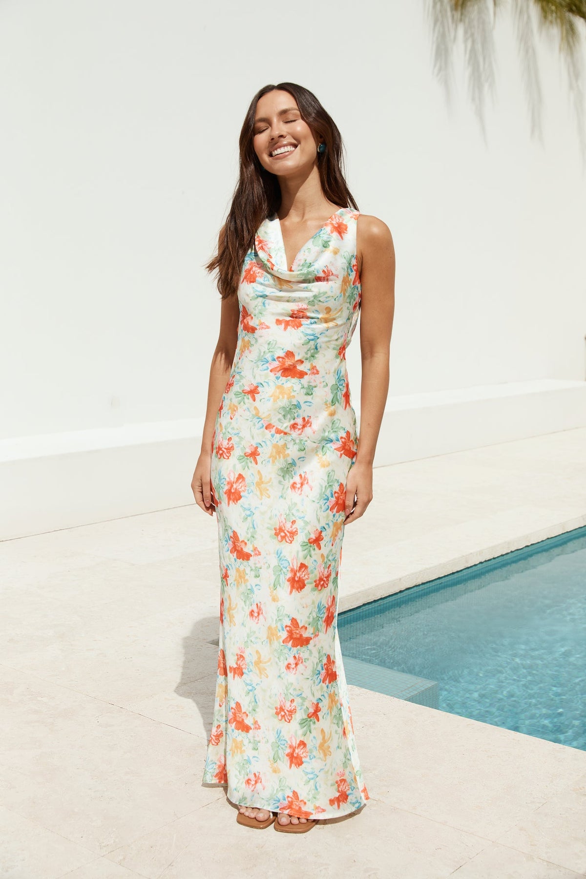 Coastal Maxi Dress Print