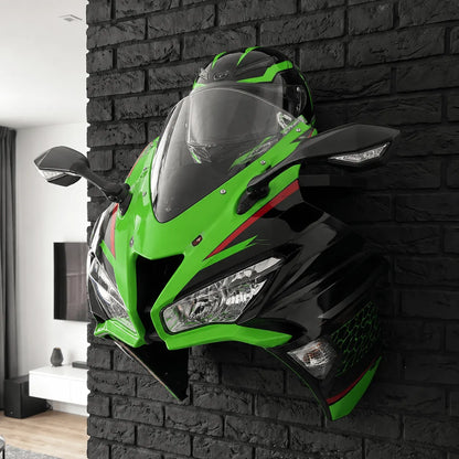 3D Illuminated Motorcycle Wall Display