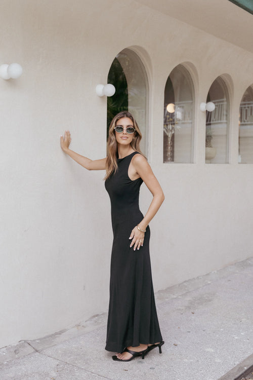 Flavia Maxi Dress - Black