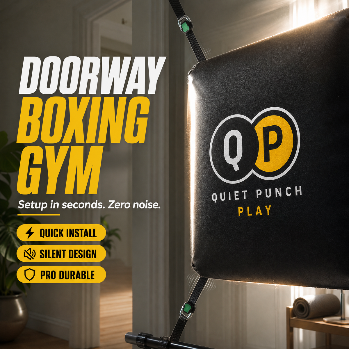 Quiet Punch - Doorway Punching Bag