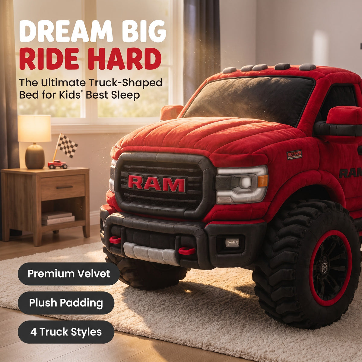 🚘 Kids Pickup Truck Bed – Turn Bedtime Into an Adventure