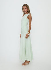 Gwenneth One Shoulder Maxi Dress Jelly Mint