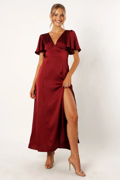 Casper Maxi Dress - Wine