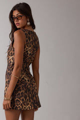 Dolce Vita Leopard Dress with shorts - Restock