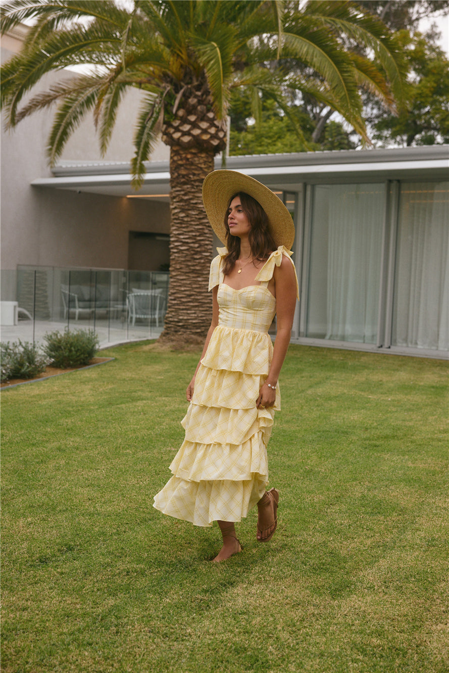 Dalia Maxi Dress Yellow