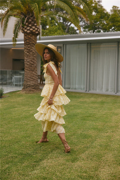 Dalia Maxi Dress Yellow