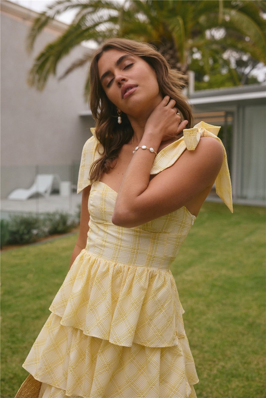 Dalia Maxi Dress Yellow