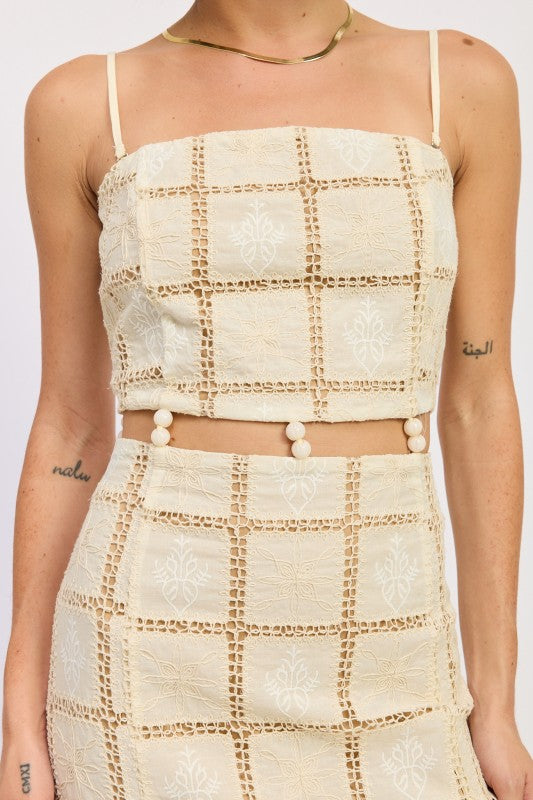 Elisa Eyelet dress - restock