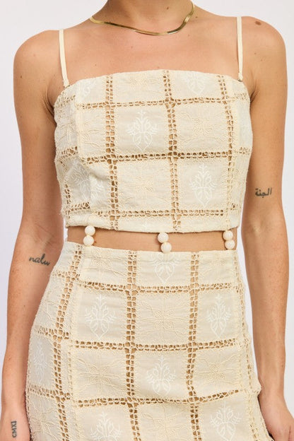 Elisa Eyelet dress - restock