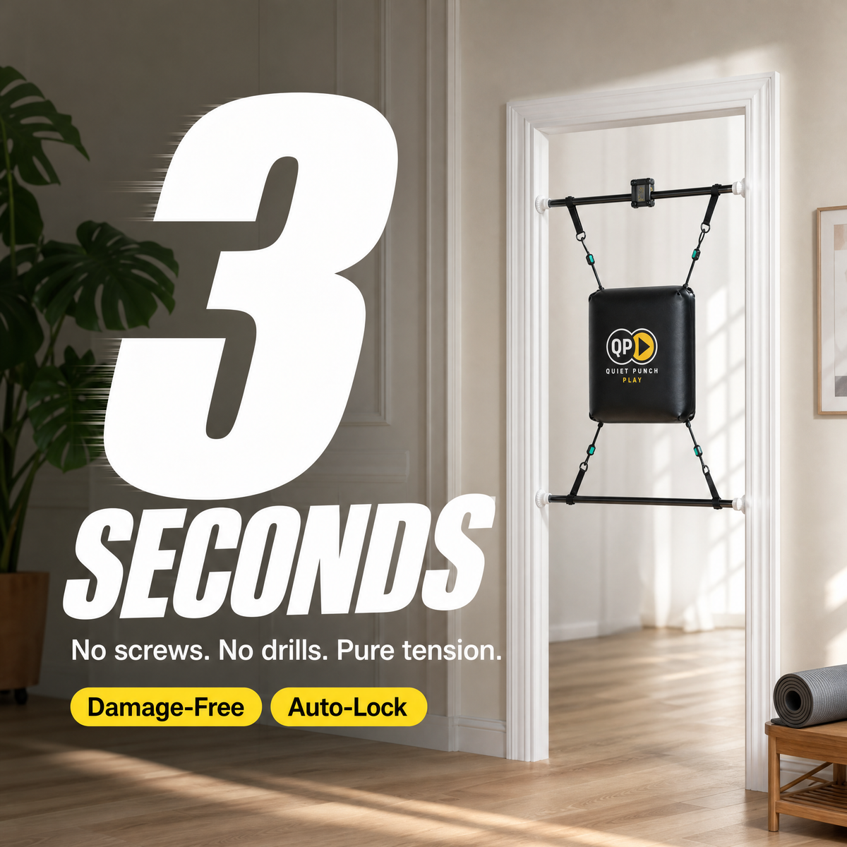 Quiet Punch - Doorway Punching Bag
