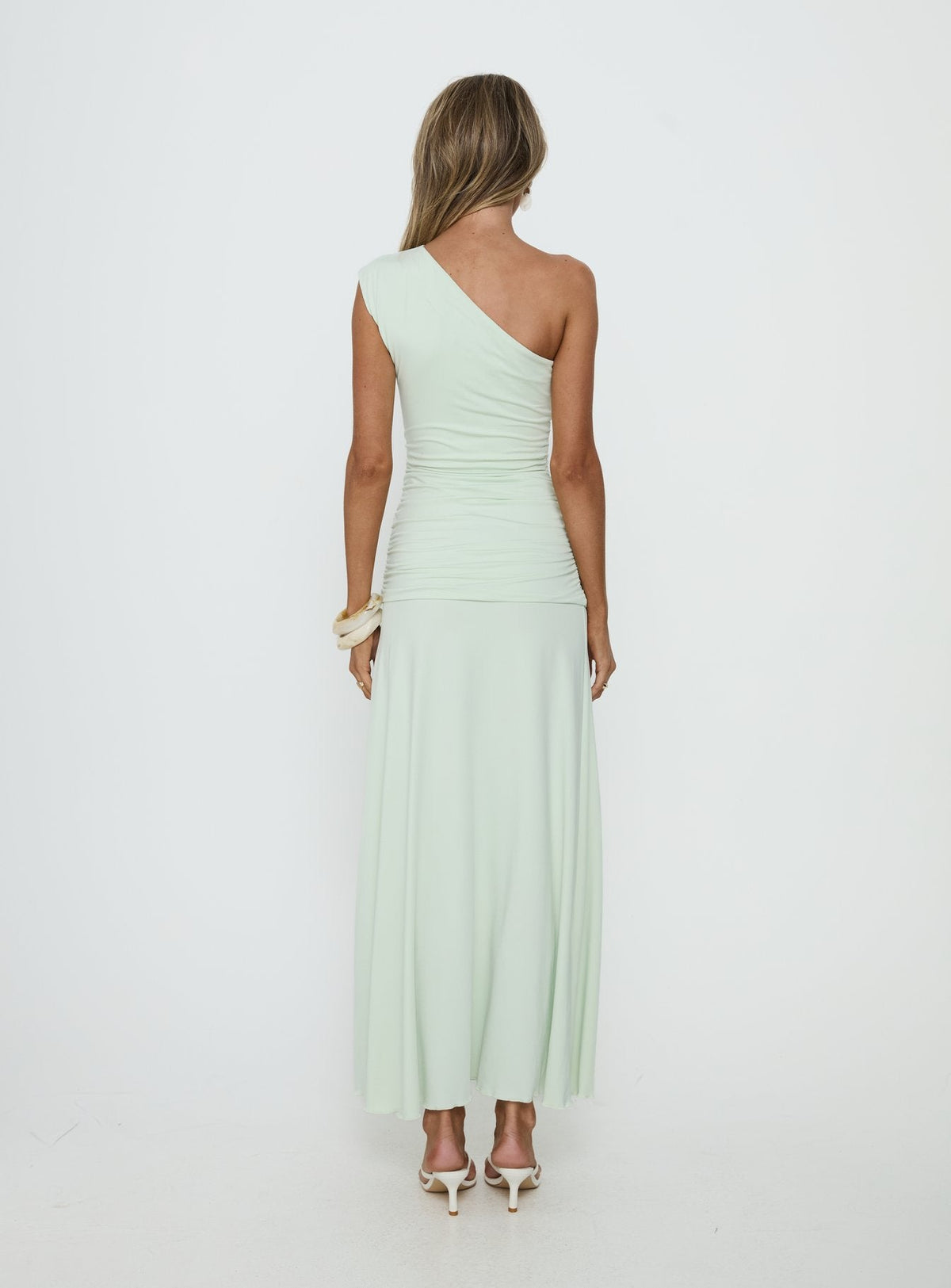 Gwenneth One Shoulder Maxi Dress Jelly Mint