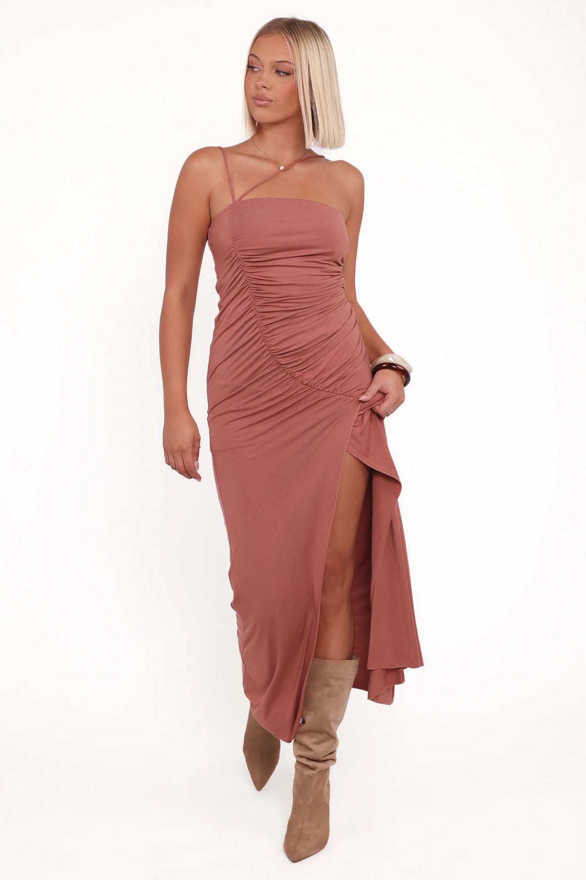 Avaline Maxi Dress - Terracotta