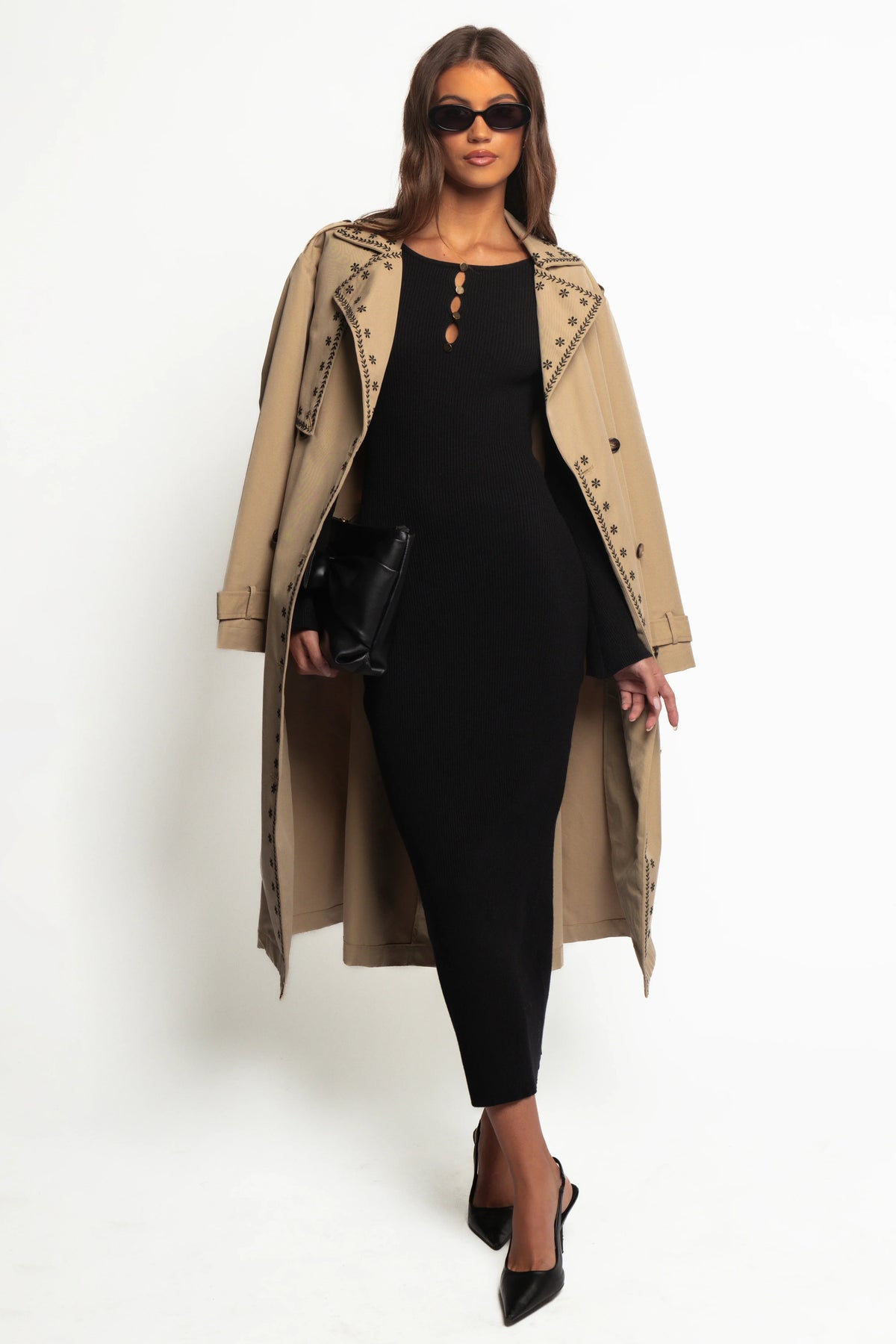 Maxwell Knit Maxi Dress - Black