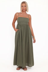 Odessa Maxi Dress - Palm Green