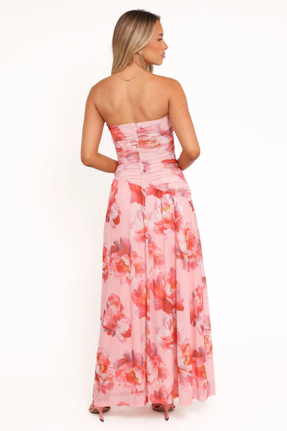 Calypso Maxi Dress - Pink Peony