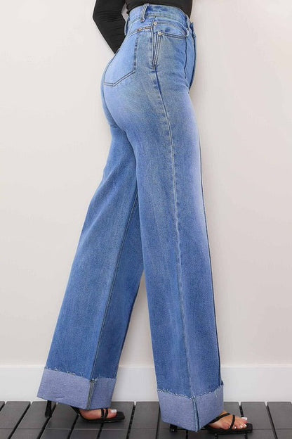 Ashtin Cuffed Denim jeans