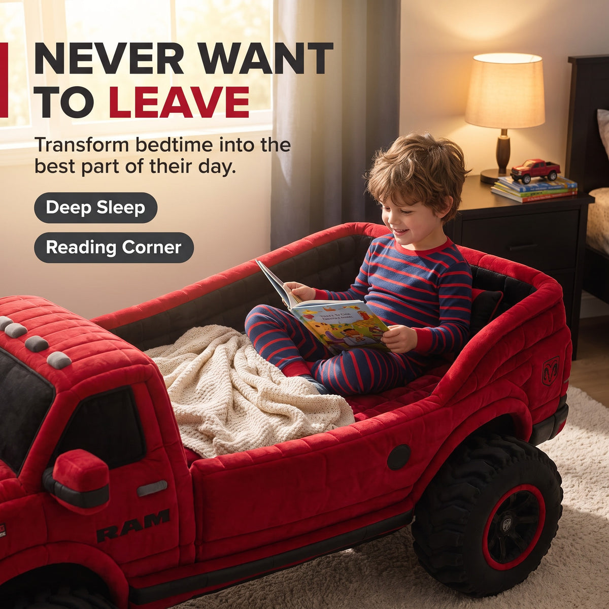 🚘 Kids Pickup Truck Bed – Turn Bedtime Into an Adventure