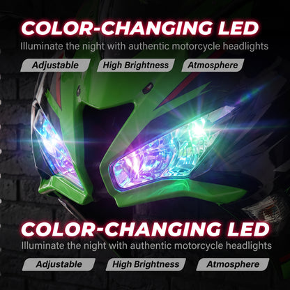 3D Illuminated Motorcycle Wall Display
