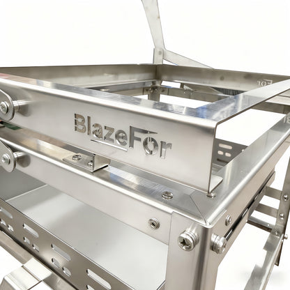 F1 Adjustable Charcoal Rotating Grill